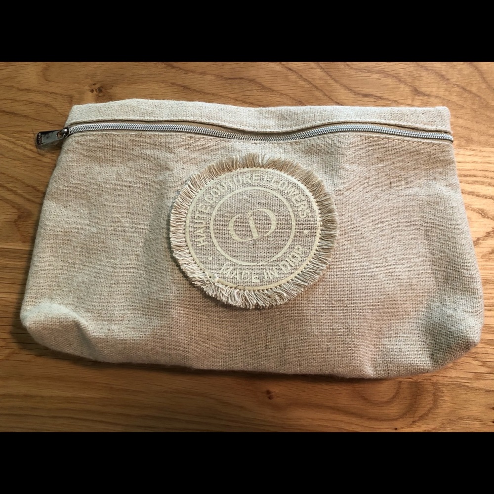 Dior cosmetics bag